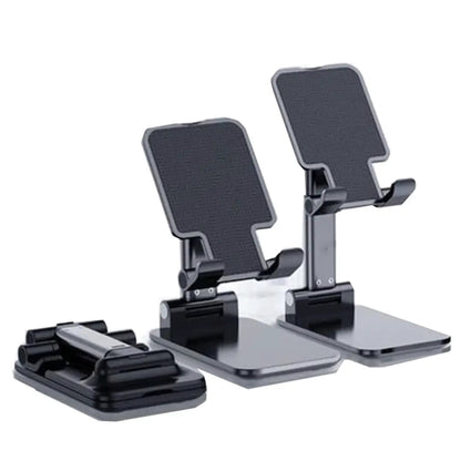 Adjustable Portable Foldable Mobile Tablet Phone iPad Stand Holder (Black)