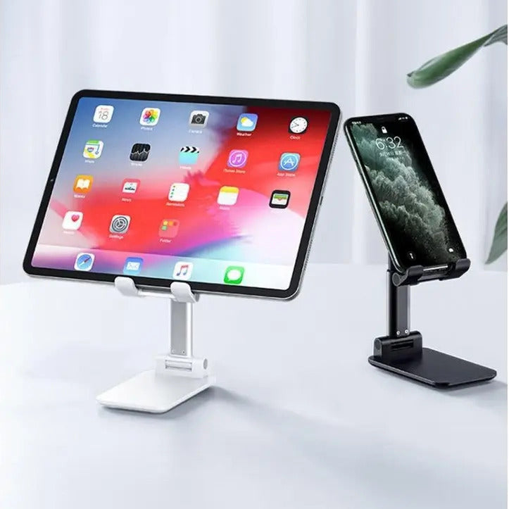 Adjustable Portable Foldable Mobile Tablet Phone iPad Stand Holder (Black)