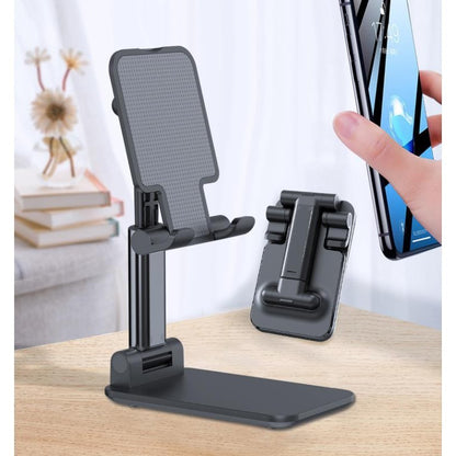 Adjustable Portable Foldable Mobile Tablet Phone iPad Stand Holder (Black)