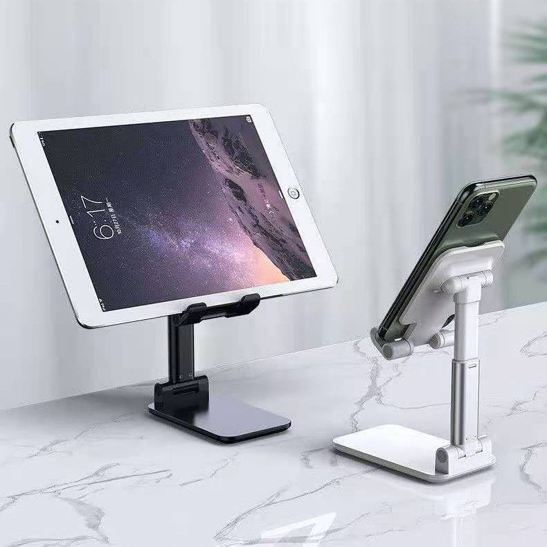 Adjustable Portable Foldable Mobile Tablet Phone iPad Stand Holder (Black)