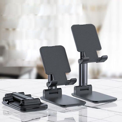 Adjustable Portable Foldable Mobile Tablet Phone iPad Stand Holder (Black)