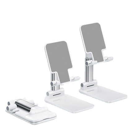 Adjustable Portable Foldable Mobile Tablet Phone iPad Stand Holder (White)