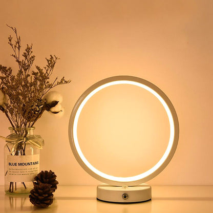 Modern Round Table Lamp LED Decorative Eye Protection Night Light