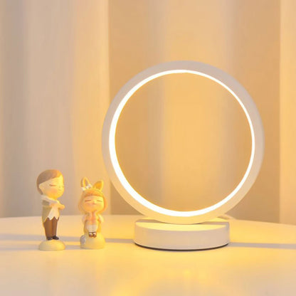 Modern Round Table Lamp LED Decorative Eye Protection Night Light