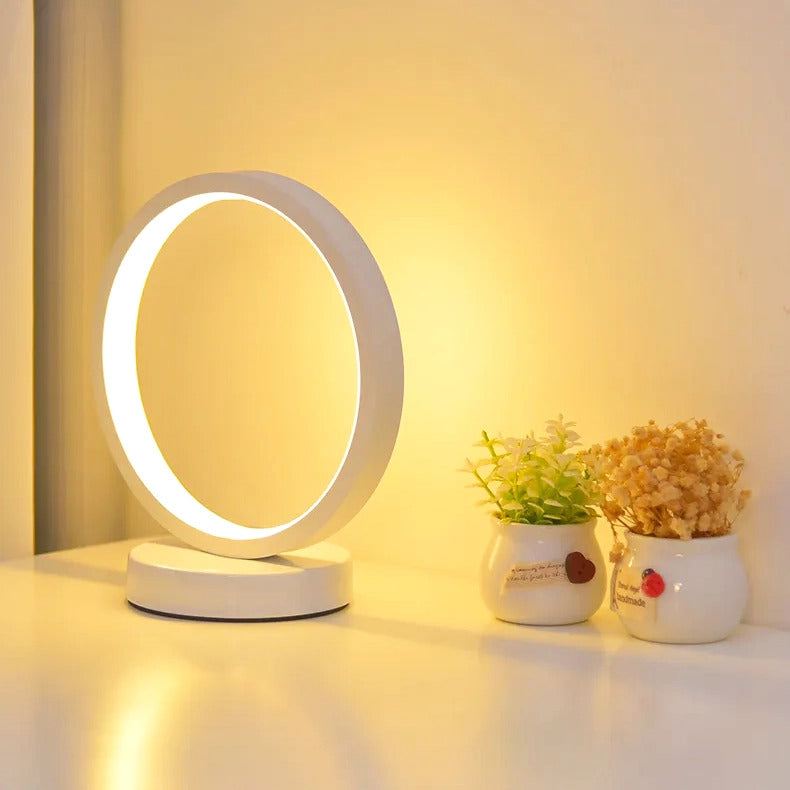 Modern Round Table Lamp LED Decorative Eye Protection Night Light