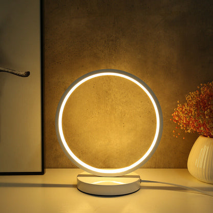 Modern Round Table Lamp LED Decorative Eye Protection Night Light