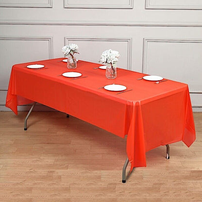 Disposable Tablecloth Large Rectangle Party Table Cloth Cover (Purple)