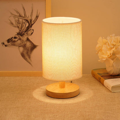 Classic Wooden LED Table Lamp Night Light