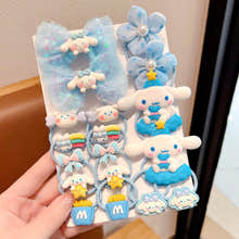 18-Piece Cute Cinnamoroll Hair Tie Set Kawaii Accessories Collection