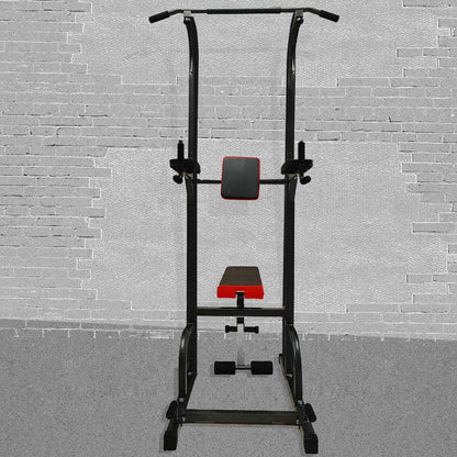 Multifunction Heavy Duty Home Gym Power Tower Dip Bar Stand & Weight Bench