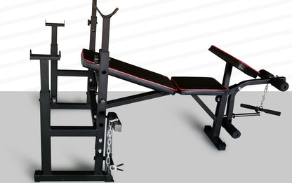 Fitplus Heavy Duty 7-in-1 Multi-Station Weight Bench Press Pull Down Home Gym