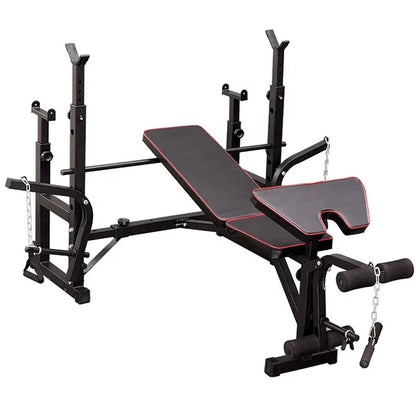 Fitplus Heavy Duty 6-in-1 Multi-Station Weight Bench Press Home Gym