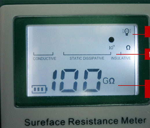 Digital Surface Resistance Meter Tester