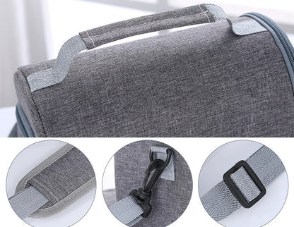 Insulated Lunchbox Cooler Bag Portable Outdoor Food Storage Lunch Box (Grey)