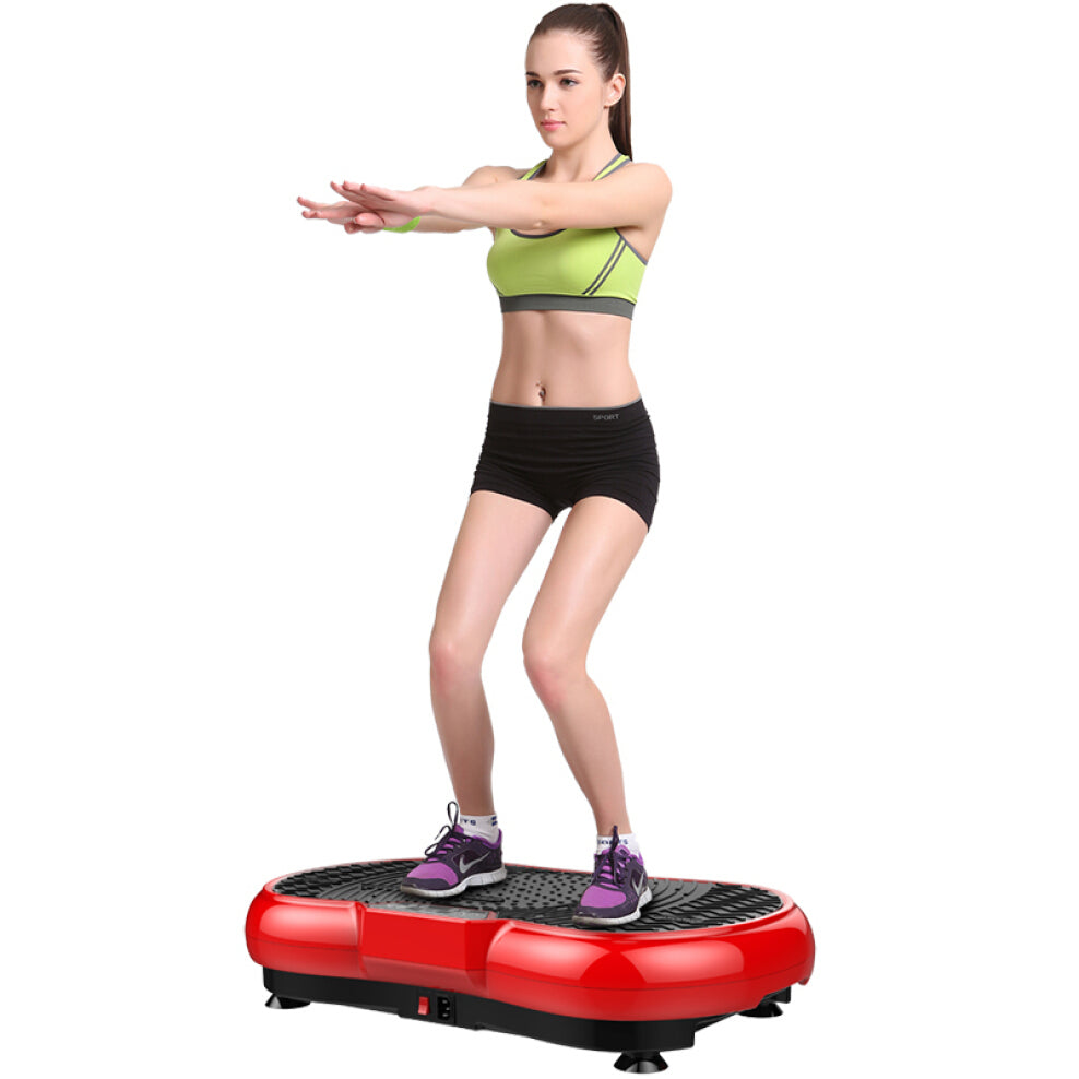 Ultra Slim Whole Body Shaper Vibration Machine (Red)