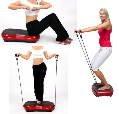 Ultra Slim Whole Body Shaper Vibration Machine (Red)