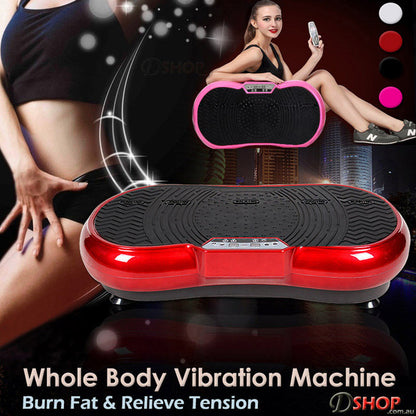 Ultra Slim Whole Body Shaper Vibration Machine (White)