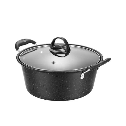 3-Piece Stone Non-Stick Pot Frying Pan Cookware Set