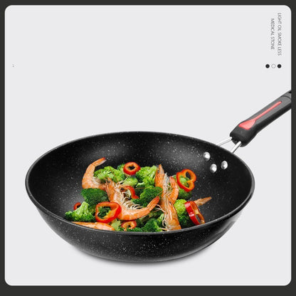 3-Piece Stone Non-Stick Pot Frying Pan Cookware Set