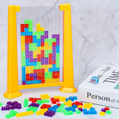 3D Tetris Puzzle Board Game Toy Set