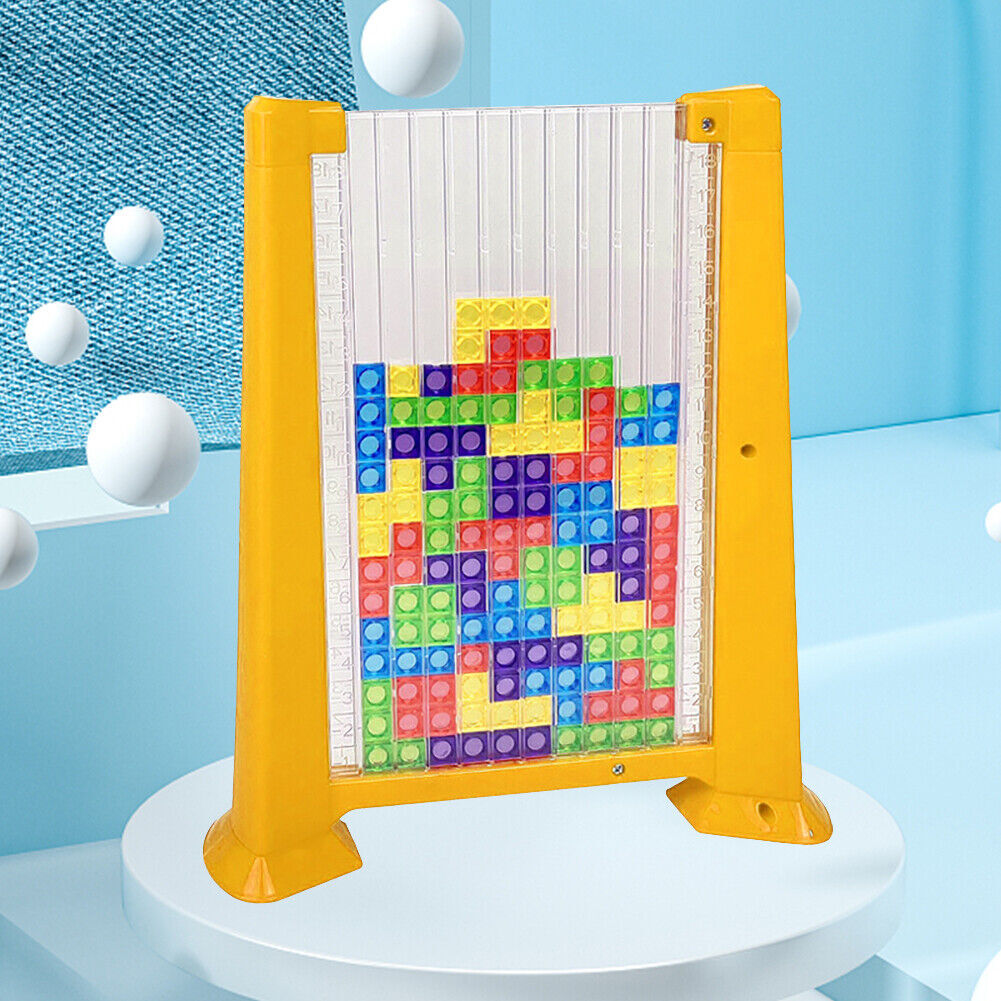 3D Tetris Puzzle Board Game Toy Set