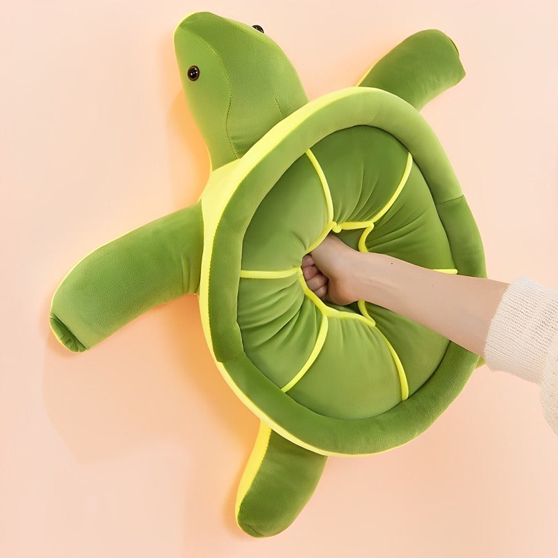 Large Cute Sea Turtle Plush Toy Stuffed Animal Pillow - 45cm