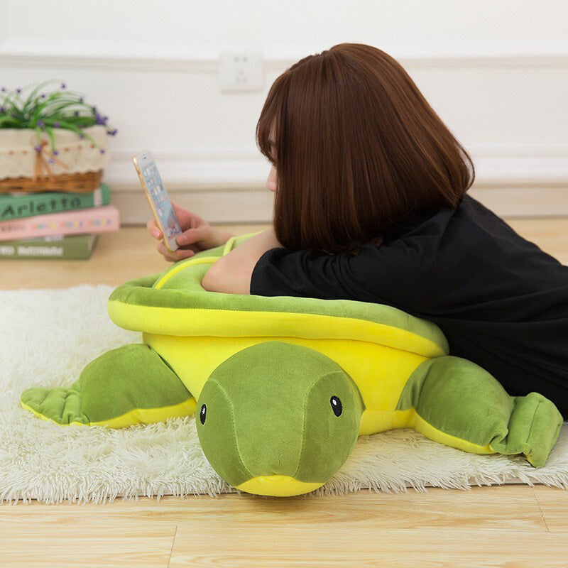 Large Cute Sea Turtle Plush Toy Stuffed Animal Pillow - 45cm