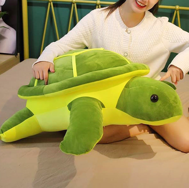 Huge Cute Sea Turtle Plush Toy Stuffed Animal Pillow - 55cm