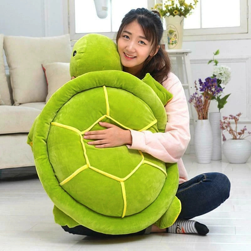 Giant Cute Sea Turtle Plush Toy Stuffed Animal Pillow - 75cm