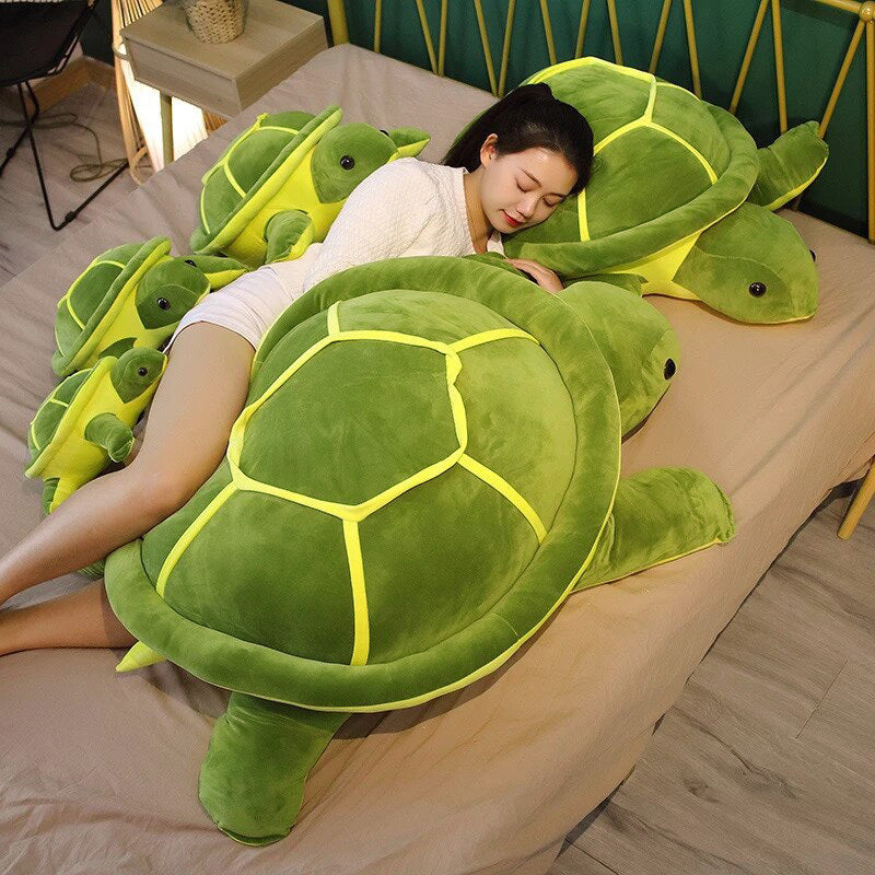 Giant Cute Sea Turtle Plush Toy Stuffed Animal Pillow - 75cm