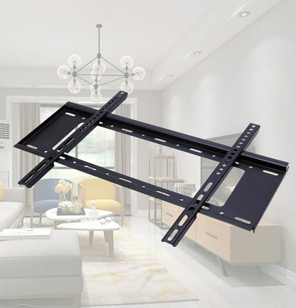 Fixed Low Profile Universal TV Wall Mount Bracket for 40"-85" Large Flat Screen TVs