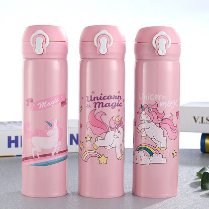 Unicorn Stainless Steel Thermal Flask Water Bottle