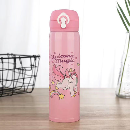 Unicorn Stainless Steel Thermal Flask Water Bottle