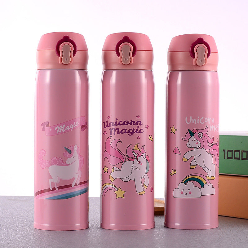 Unicorn Stainless Steel Thermal Flask Water Bottle