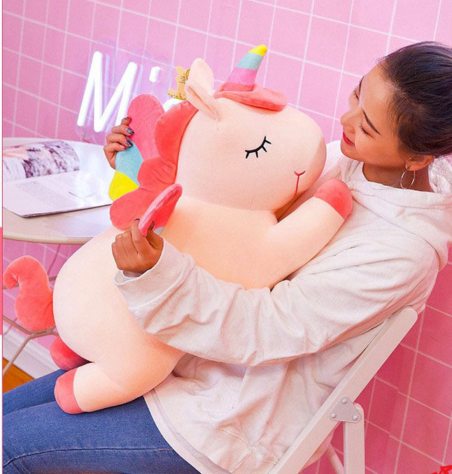 Giant Cute Unicorn Stuffed Animal Plush Toy Doll Pillow - 65cm