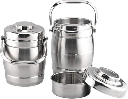 1.6L Stainless Steel Vacuum Insulated Portable Thermos Food Jar Lunchbox Containers