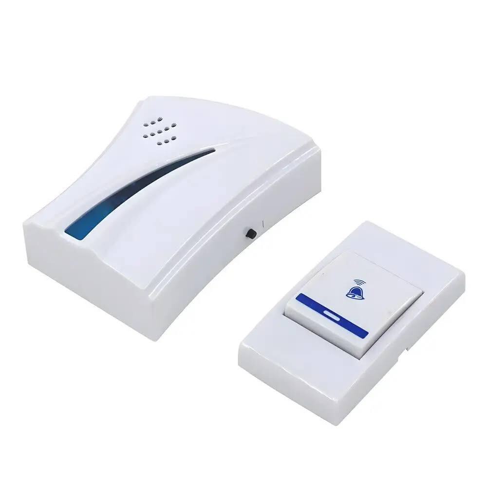 2 x Wireless Door Chime with Remote Control Welcome Alarm Doorbell System