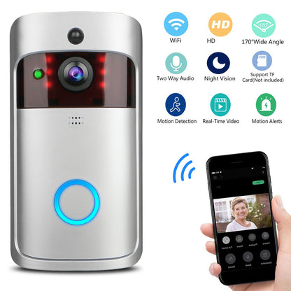 Smart Home Wifi Wireless Video Doorbell with HD Security Camera