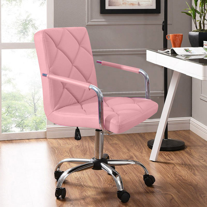 Focus PU Leather Office Chair (Pink)