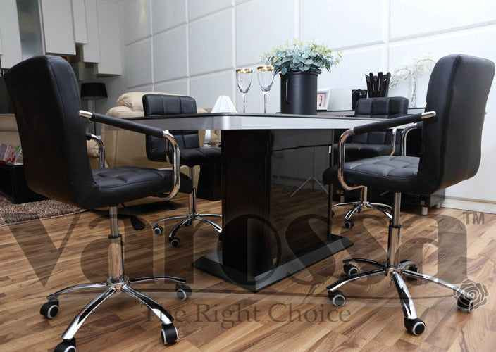 Focus PU Leather Office Chair (Black)