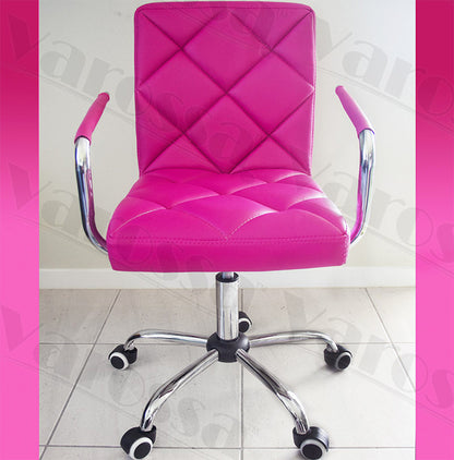 Focus PU Leather Office Chair (Hot Pink)