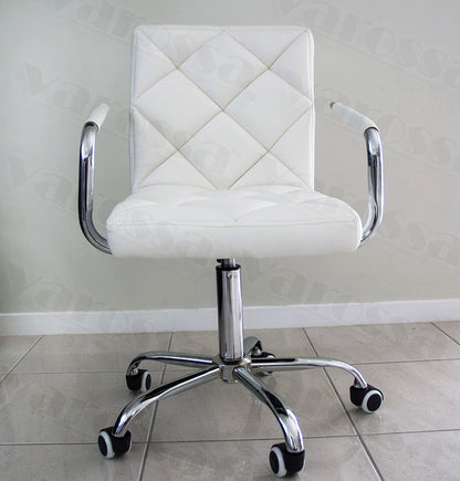 Focus PU Leather Office Chair (White)