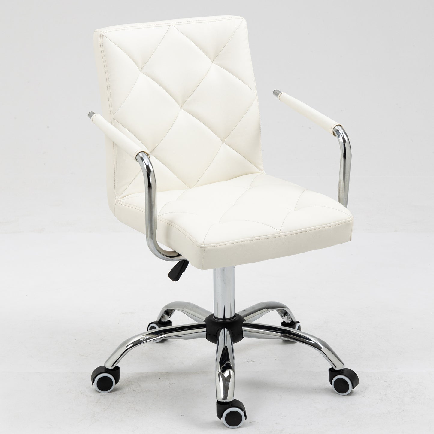 Focus PU Leather Office Chair (White)