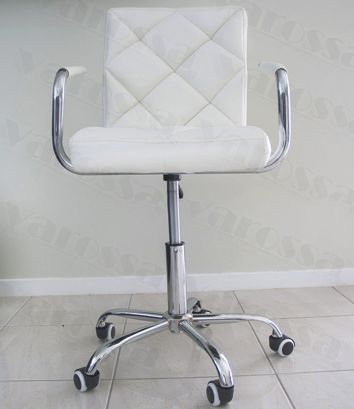 Focus PU Leather Office Chair (White)