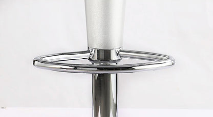 2 x  Ace High Gloss Designer Bar Stools (WHITE - Set of 2)