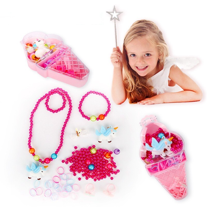 Ice-cream DIY Creative Beads Beauty Jewellery Hair Accessories Kit