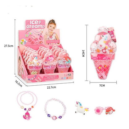 Ice-cream DIY Creative Beads Beauty Jewellery Hair Accessories Kit