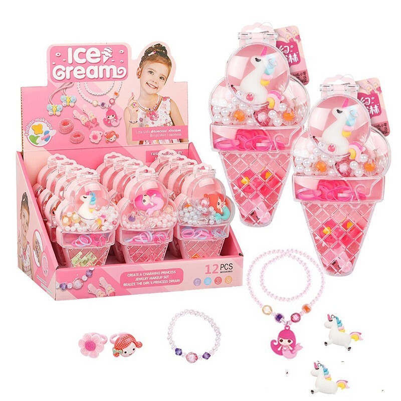 Ice-cream DIY Creative Beads Beauty Jewellery Hair Accessories Kit