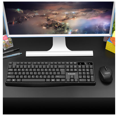 Professional Wireless Full Size Keyboard and Mouse Combo Set