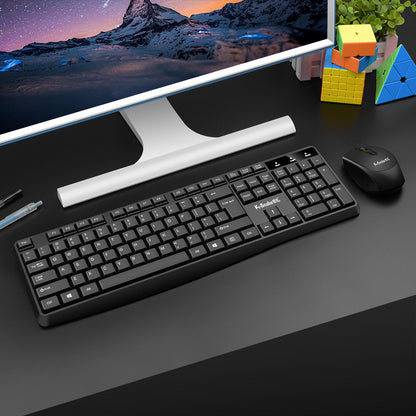 Professional Wireless Full Size Keyboard and Mouse Combo Set